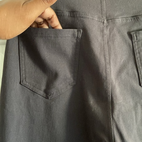 Dodo Denim Dark Gray Skinny Jeans Pants Leggings Plus Size Cotton Blend - Picture 4 of 7